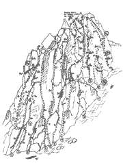 Aguja el Piramidal Cara norte